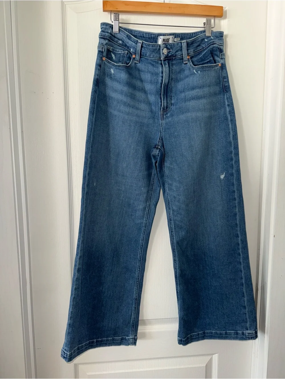 PAIGE Anessa High-Rise Wide Leg Jeans - Picture 3 of 5